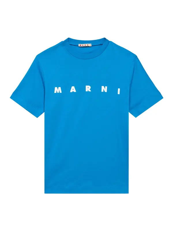 Marni Marni Majica  svetlo modra / bela