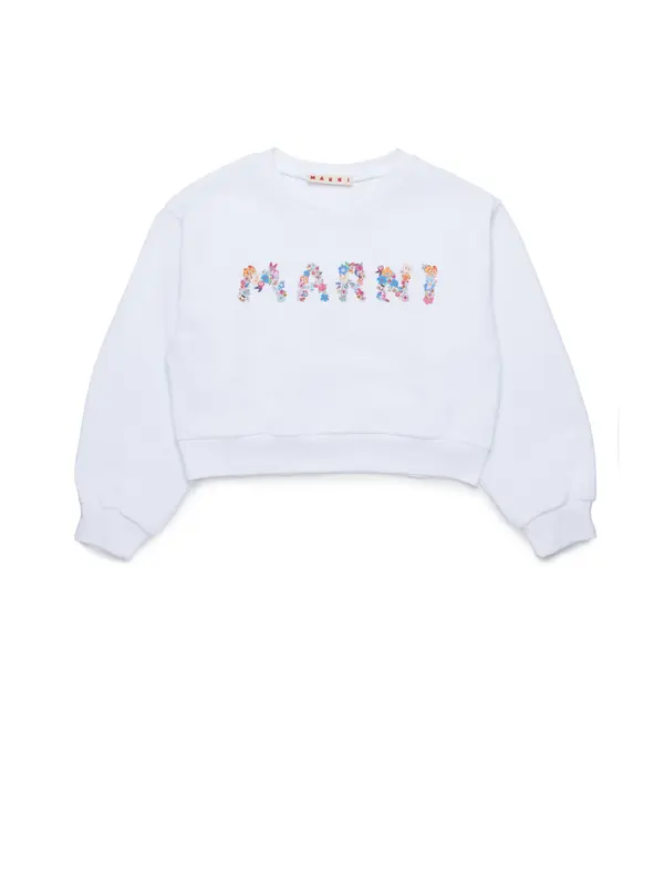 Marni Marni Majica  svetlo modra / temno oranžna / roza / bela