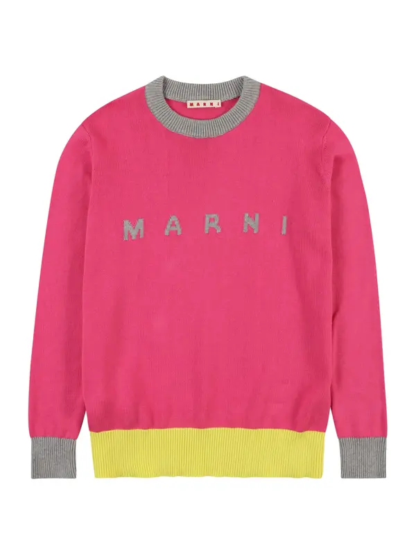 Marni Marni Pulover  apno / pegasto siva / fuksija