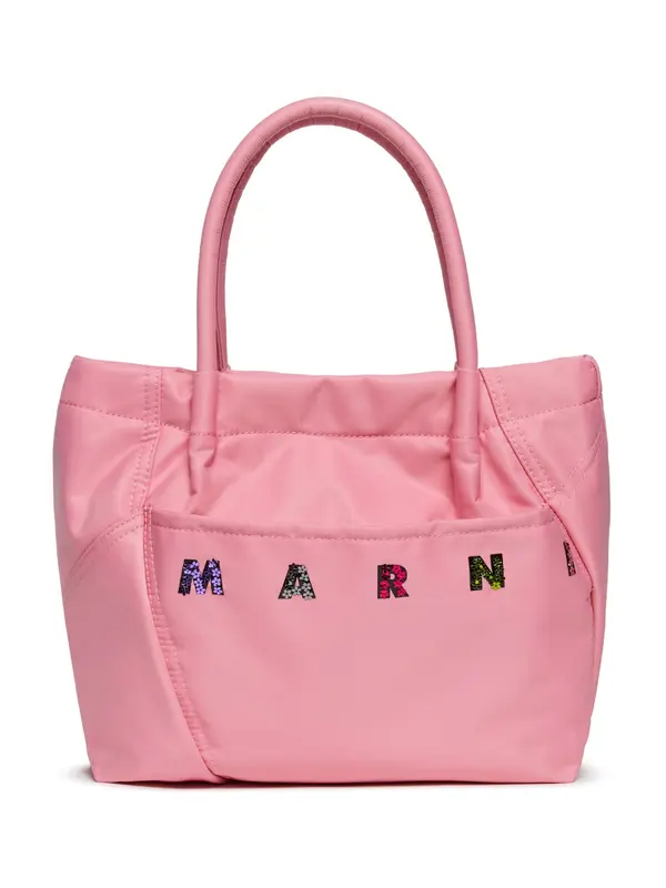 Marni Marni Torba  zelena / lila / svetlo roza / črna