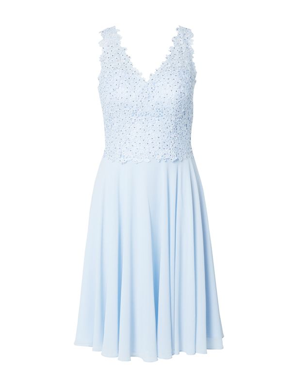 mascara mascara Koktejl obleka  svetlo modra / srebrna