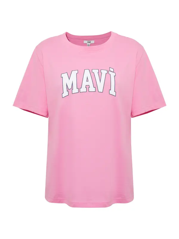 Mavi Mavi Majica  svetlo roza / bela