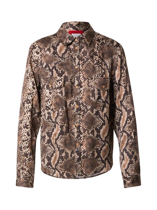 MAX&Co. MAX&Co. Bluza 'QUENTY'  svetlo bež / rjava / svetlo rjava