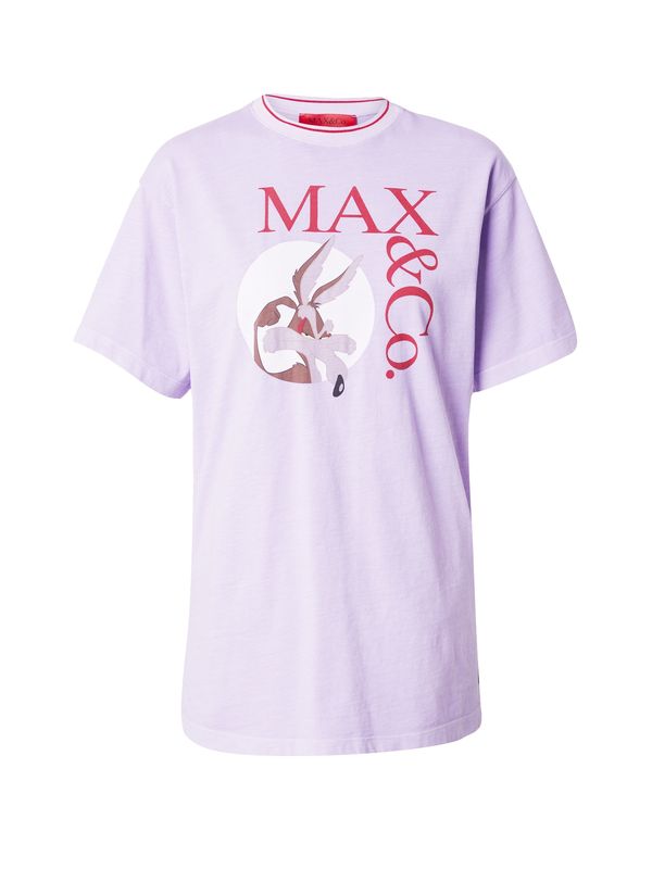 MAX&Co. MAX&Co. Majica 'IZZY'  rjava / majnica / rdeča / črna