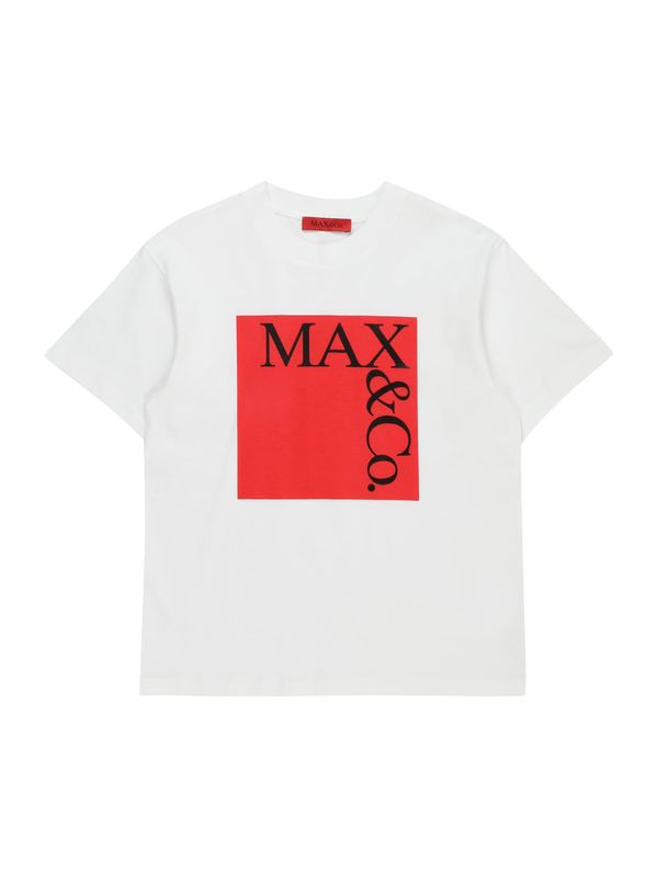 MAX&Co. MAX&Co. Majica  rdeča / črna / bela