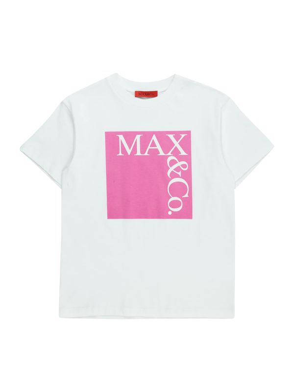 MAX&Co. MAX&Co. Majica  roza / bela