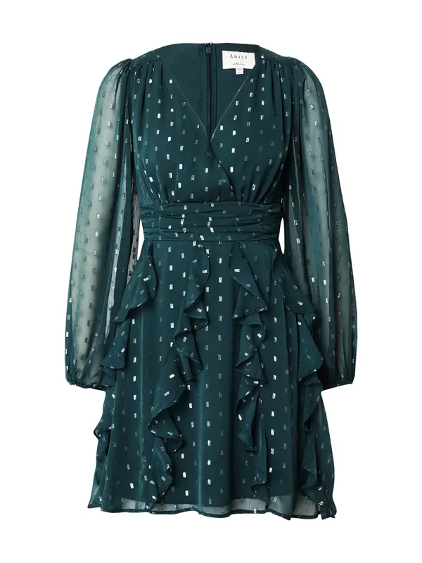 Maya Deluxe Maya Deluxe Obleka  temno zelena / srebrna