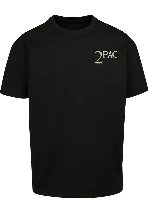 Merchcode Merchcode Majica '2Pac I Ain't Mad At Cha'  kit / antracit / črna