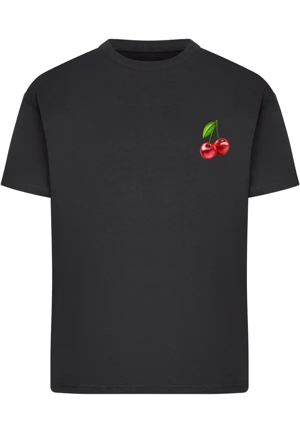 Merchcode Merchcode Majica 'Cherries 2'  zelena / rdeča / črna