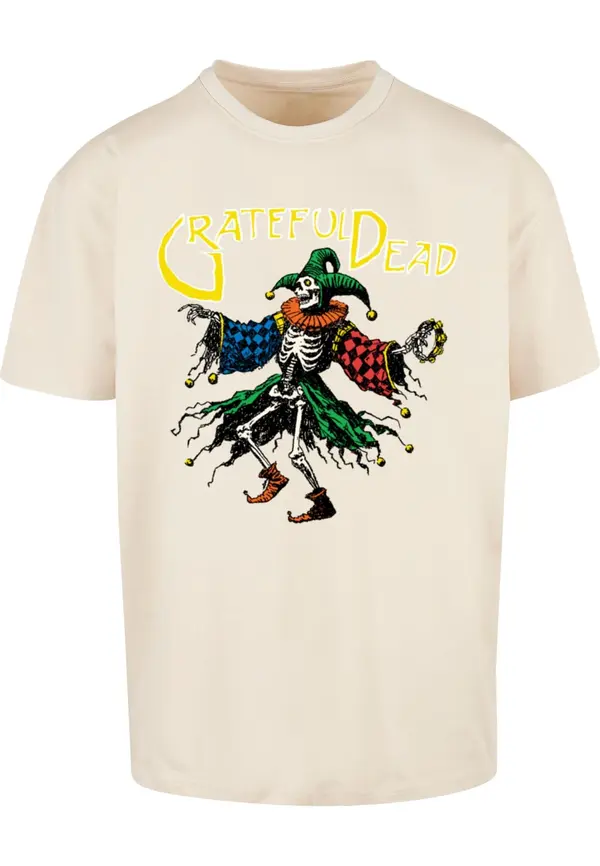 Merchcode Merchcode Majica 'Grateful Dead Joker'  pesek / rumena / rdeča / črna