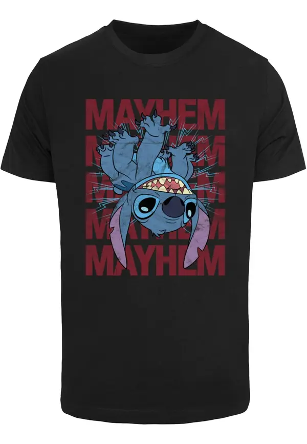 Merchcode Merchcode Majica 'Lilo & Stitch Mayhem'  mešane barve / črna