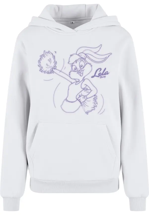 Merchcode Merchcode Majica 'Lola Bunny'  lila / bela