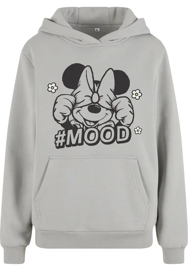 Merchcode Merchcode Majica 'Minnie Mouse Mood'  siva / črna / bela