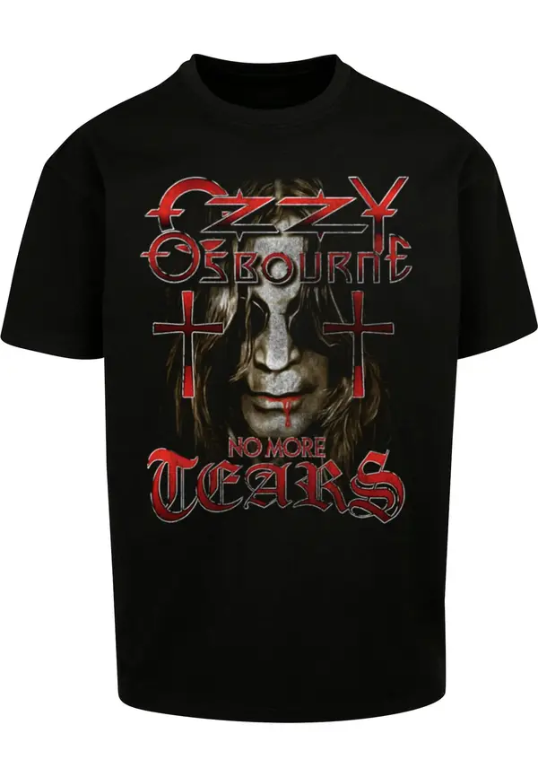 Merchcode Merchcode Majica 'Ozzy Osbourne - No More Tears'  rjava / siva / temno rdeča / črna
