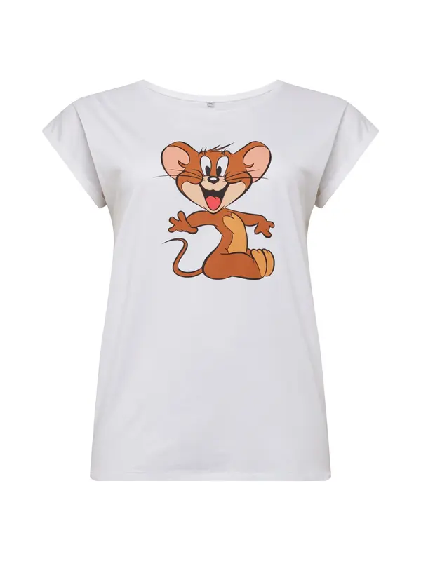 Merchcode Merchcode Majica 'Tom & Jerry Mouse'  bela