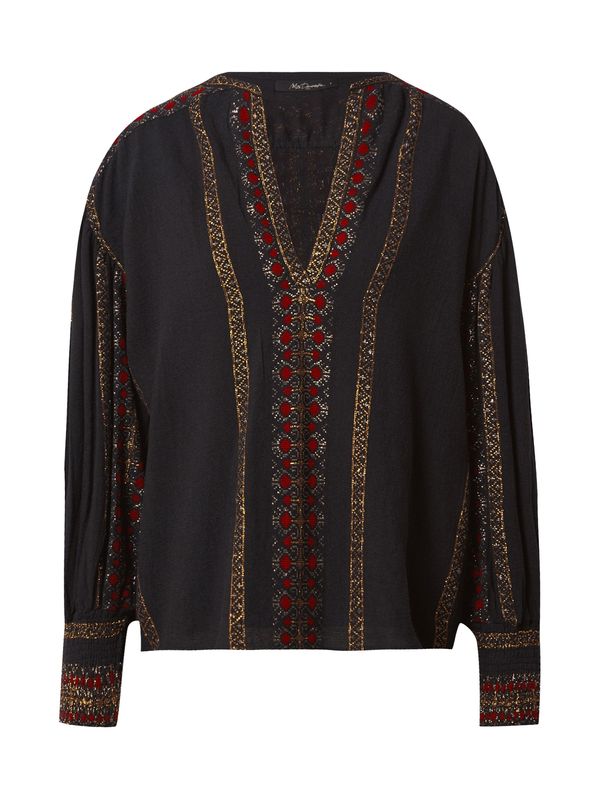 Mes Demoiselles Mes Demoiselles Bluza 'Monalisa'  zlata / rdeča / črna