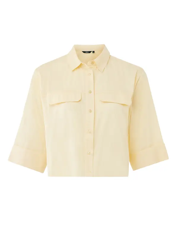 MEXX MEXX Bluza 'Boxy Popeline'  limonino-rumena