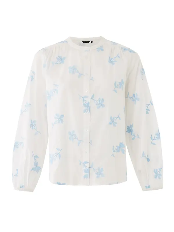 MEXX MEXX Bluza  pastelno modra / bela