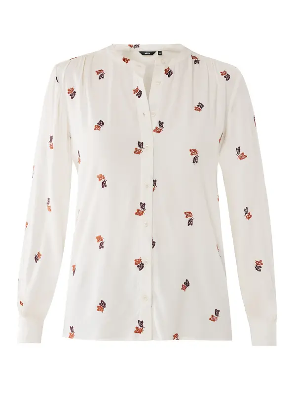 MEXX MEXX Bluza  rjava / rdeča / bela