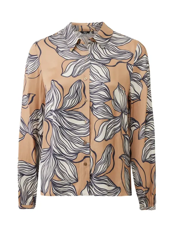 MEXX MEXX Bluza  temno bež / nočno modra / bela