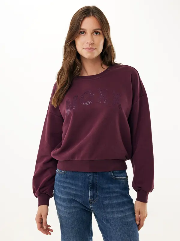 MEXX MEXX Majica 'Oleander'  vinsko rdeča