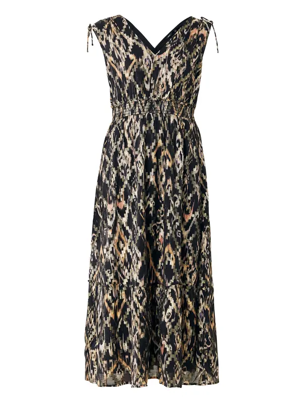 MEXX MEXX Obleka  oliva / lila / breskev / črna