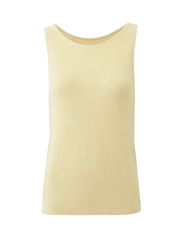 MEXX MEXX Top z naramnicami  svetlo rumena