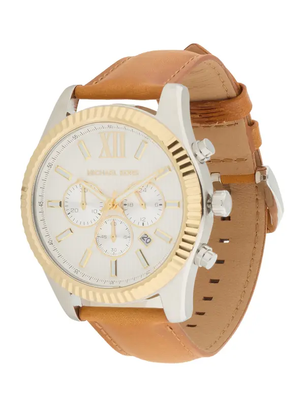 Michael Kors Michael Kors Analogna ura 'LEXINGTON'  pueblo / zlata / srebrna