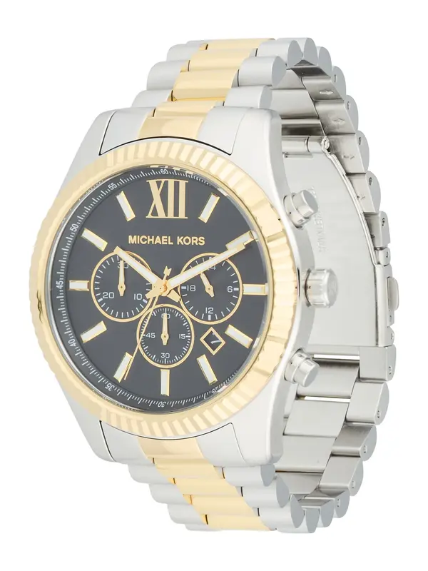 Michael Kors Michael Kors Analogna ura 'LEXINGTON'  zlata / črna / srebrna
