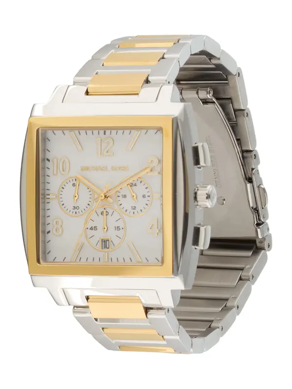 Michael Kors Michael Kors Analogna ura 'RHYS'  zlata / srebrna