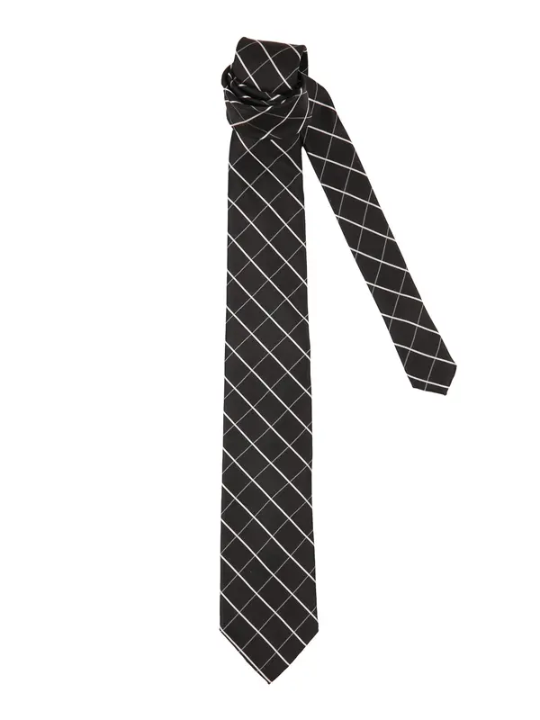 Michael Kors Michael Kors Kravata  antracit / bela
