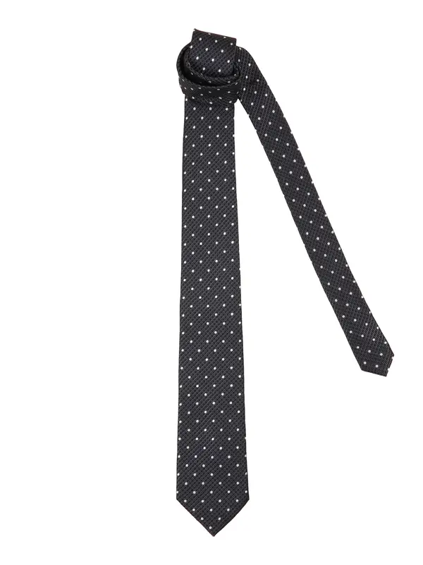 Michael Kors Michael Kors Kravata 'CLASSIC'  temno siva / bela