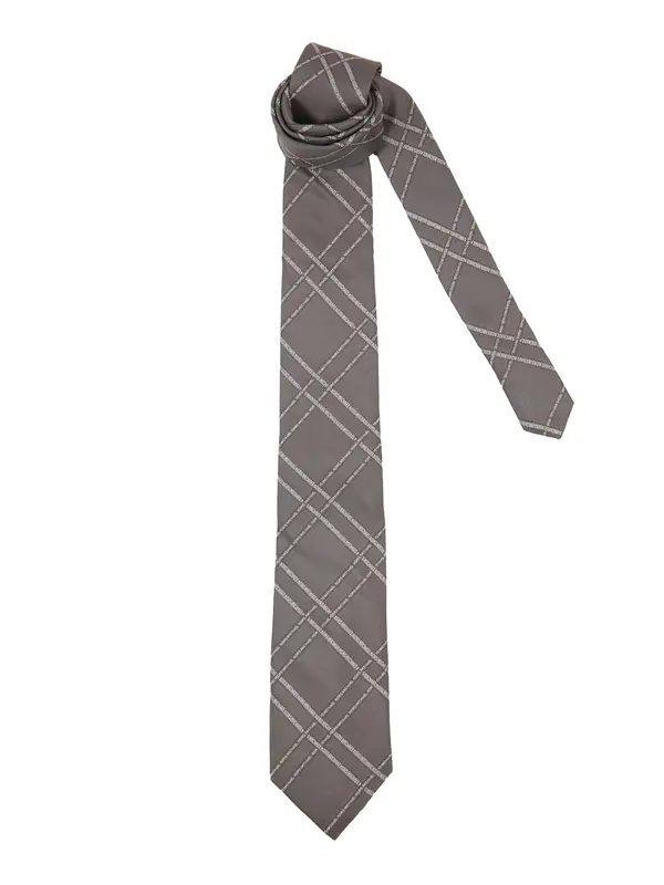 Michael Kors Michael Kors Kravata  temno siva / bela