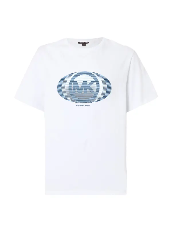 Michael Kors Michael Kors Majica 'VICTORY'  modra / bela