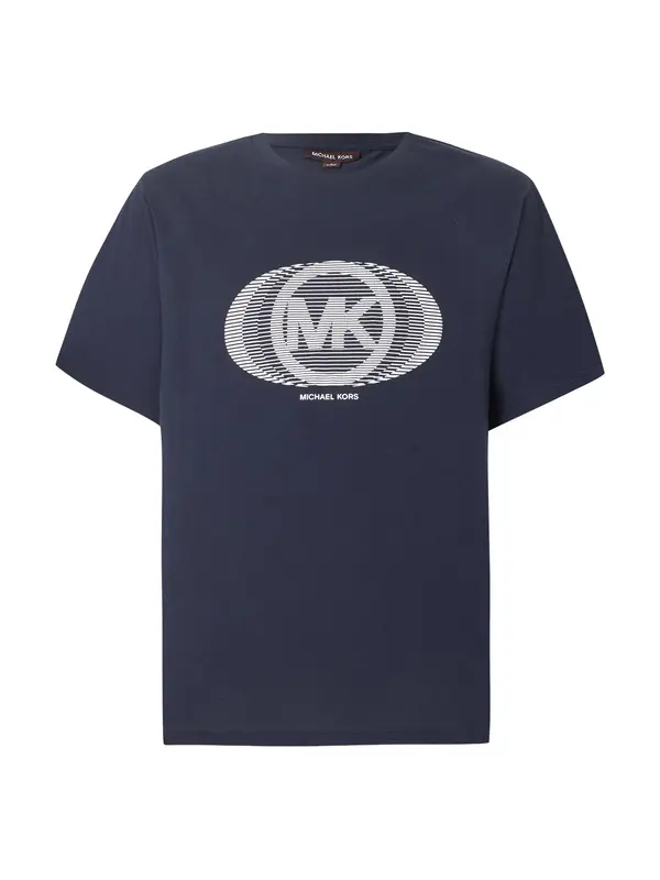 Michael Kors Michael Kors Majica 'VICTORY'  nočno modra / bela
