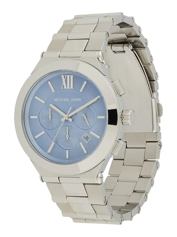 MICHAEL Michael Kors MICHAEL Michael Kors Analogna ura 'BILLIE'  svetlo modra / srebrna