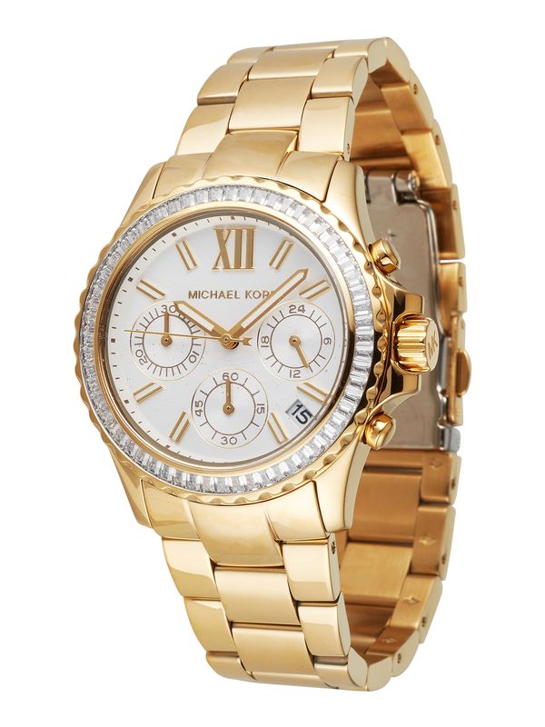 MICHAEL Michael Kors MICHAEL Michael Kors Analogna ura 'Everest'  zlata / bela