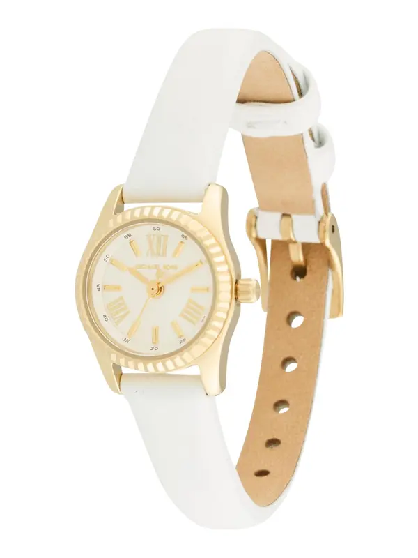 MICHAEL Michael Kors MICHAEL Michael Kors Analogna ura 'LEXINGTON'  zlata / bela