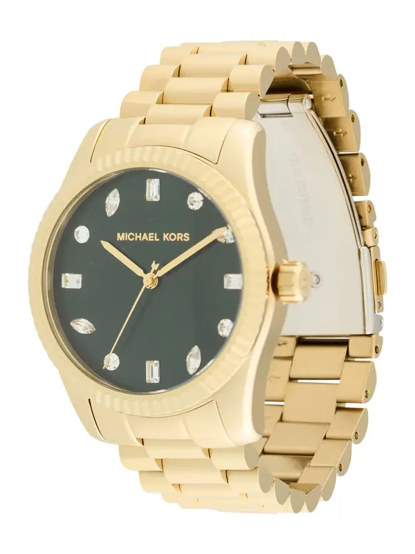 MICHAEL Michael Kors MICHAEL Michael Kors Analogna ura 'LEXINGTON'  zlata / zelena