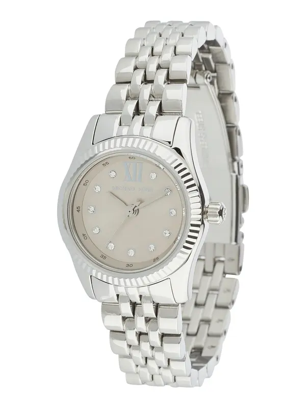 MICHAEL Michael Kors MICHAEL Michael Kors Analogna ura 'PETITE LEXINGTON'  srebrna