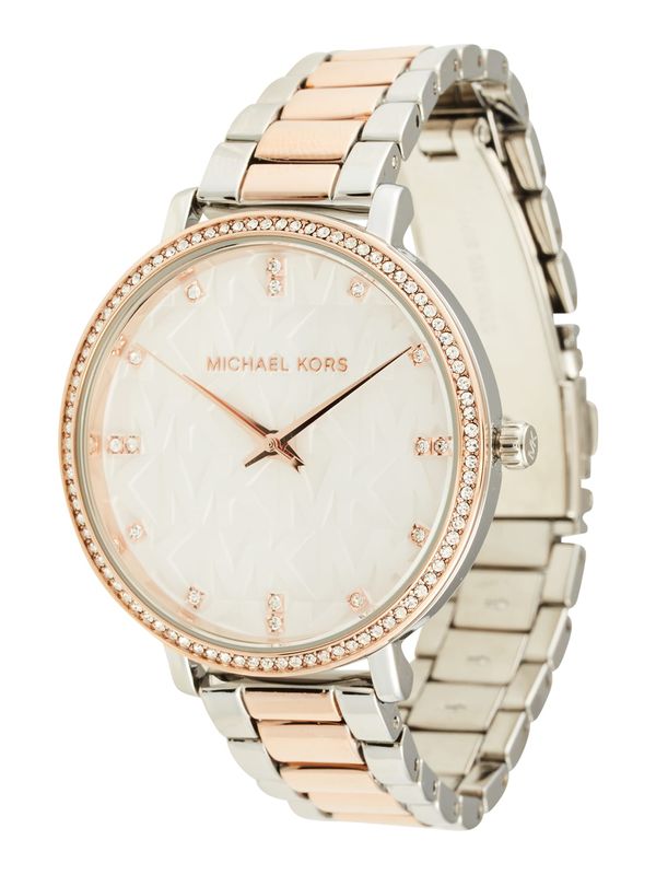 MICHAEL Michael Kors MICHAEL Michael Kors Analogna ura  rožnato zlata / srebrna