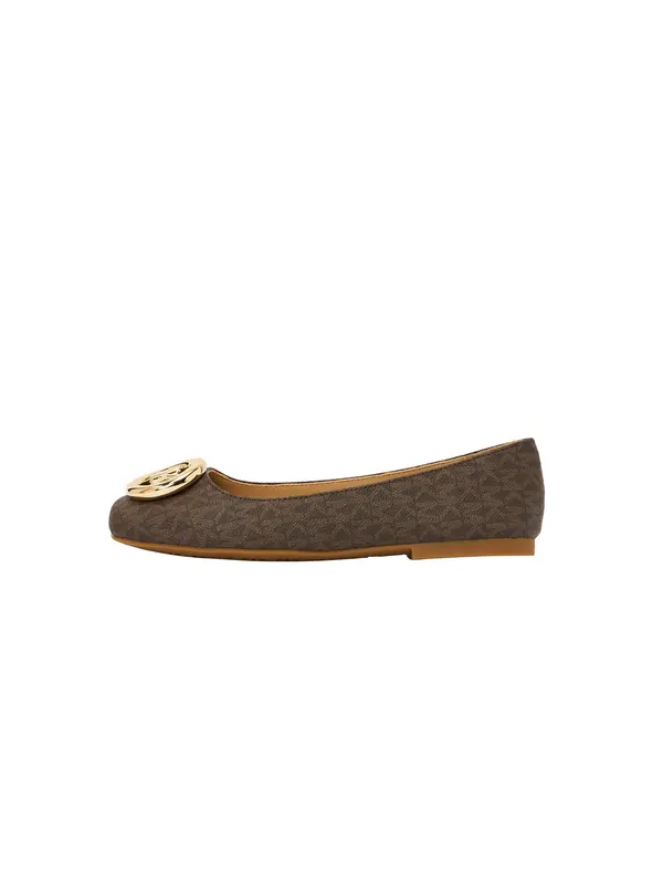 MICHAEL Michael Kors MICHAEL Michael Kors Balerinke 'Milan'  rjava / temno rjava