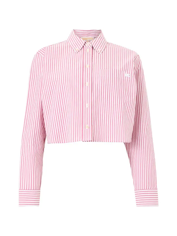 MICHAEL Michael Kors MICHAEL Michael Kors Bluza  staro roza / bela