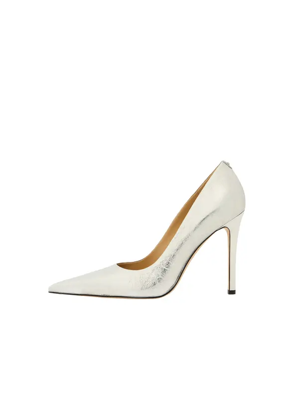 MICHAEL Michael Kors MICHAEL Michael Kors Čevlji s peto 'Elyse'  srebrna