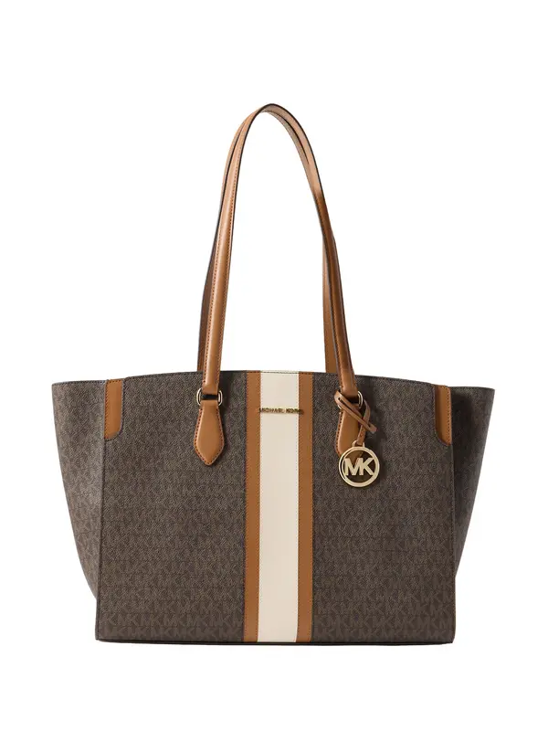MICHAEL Michael Kors MICHAEL Michael Kors Nakupovalna torba  ecru / rjava / konjak