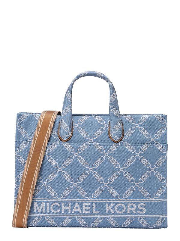 MICHAEL Michael Kors MICHAEL Michael Kors Nakupovalna torba 'GIGI'  modra / rjava / bela
