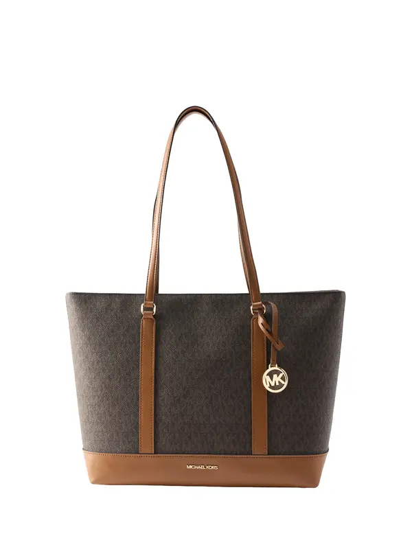 MICHAEL Michael Kors MICHAEL Michael Kors Nakupovalna torba  rjava / konjak / temno rjava