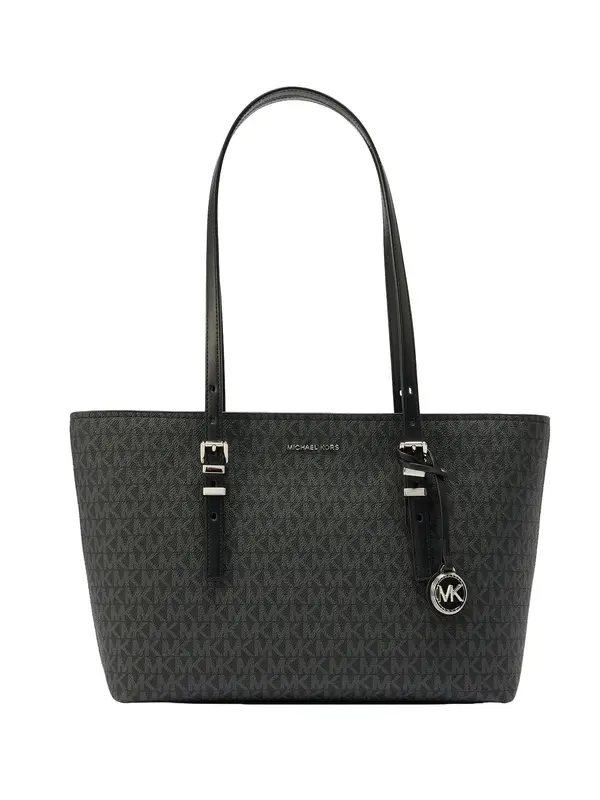 MICHAEL Michael Kors MICHAEL Michael Kors Nakupovalna torba  temno siva / črna