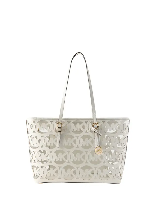 MICHAEL Michael Kors MICHAEL Michael Kors Nakupovalna torba  volneno bela