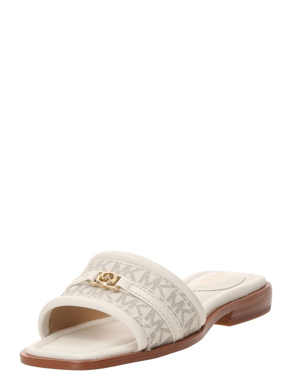 MICHAEL Michael Kors MICHAEL Michael Kors Nizki natikači  ecru / temno rjava